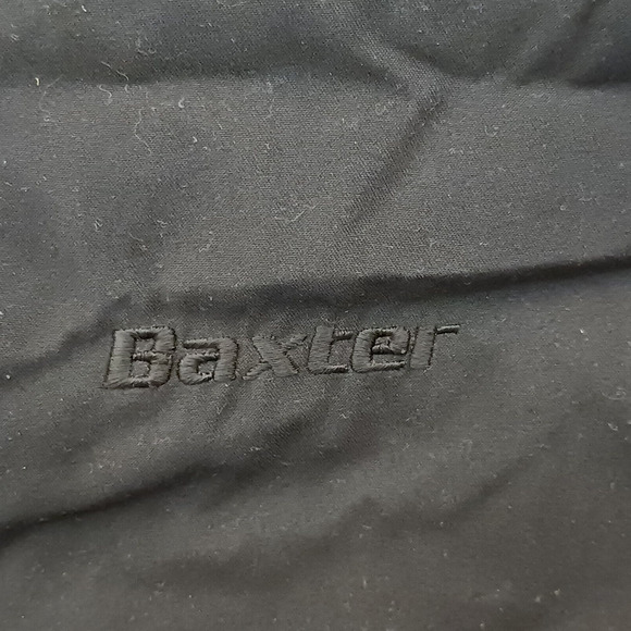 Sope Creek Mens L Black Hooded Jacket Full Zip Pockets Outdoor Hiking Raincoat - Picture 9 of 9